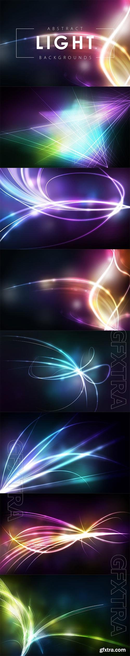 Abstract Dancing Light Backgrounds