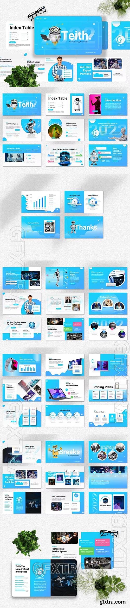 Teith - Technology Powerpoint, Keynote and Google Slides Presentation Templates 