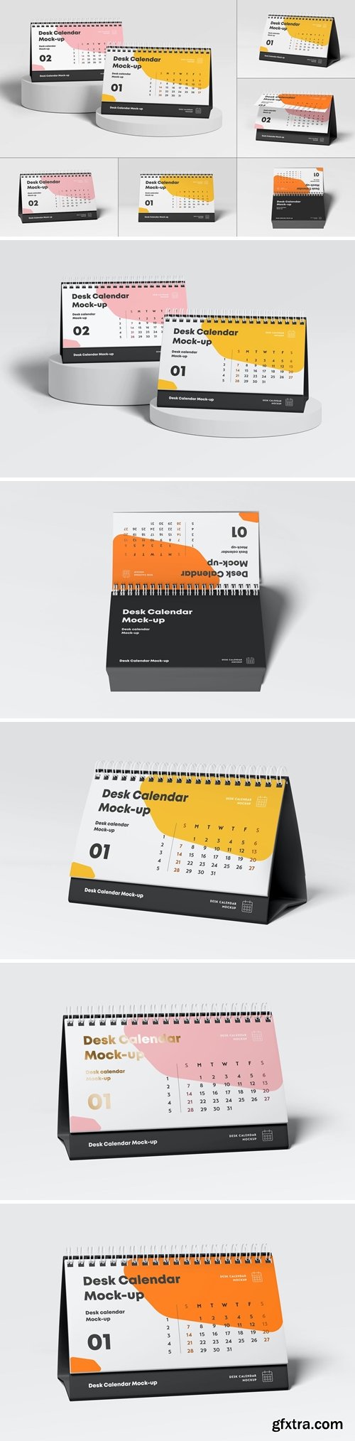 Deska Calendar Mock-up