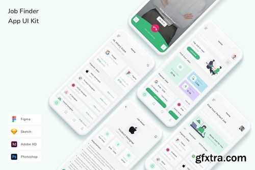 Job Finder App UI Kit