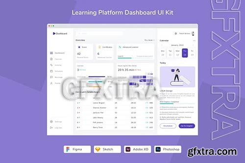 Learning Platform Dashboard UI Kit SREHHLZ