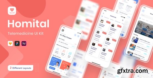 ThemeForest - Homital - Telemedicine UI Kit 26112341