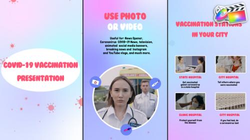 Videohive - Covid-19 Vaccination Mobile Presentation for FCPX - 35636543 - 35636543