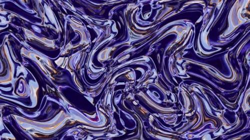Videohive - Abstract blue color shiny liquid wave. Blue liquid flowing and waving. Vd 843 - 35630271 - 35630271