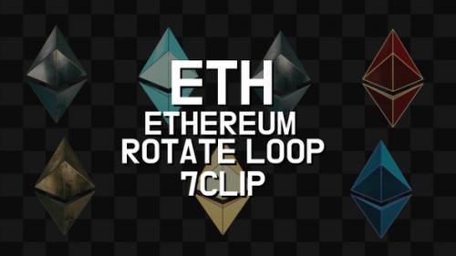 Videohive - Ethereum Rotate Loop 7 Clip - 35631584 - 35631584