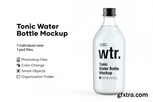 Tonic Bottle Mockup 5276734