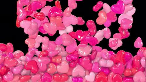 Videohive - Pink Valentine Hearts Transition - 35632922 - 35632922