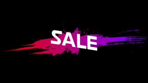 Videohive - Word Sale appearing with pink splash circle - 35623092 - 35623092