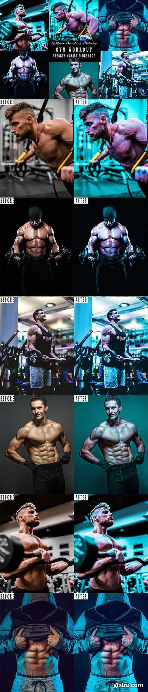 Gym Workout Tone Photoshop Action & Lightrom