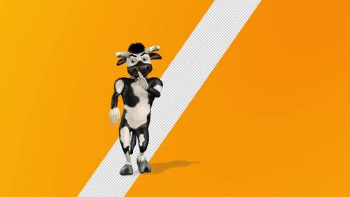 Videohive - Toon Cow Samba Dance - 35627350 - 35627350