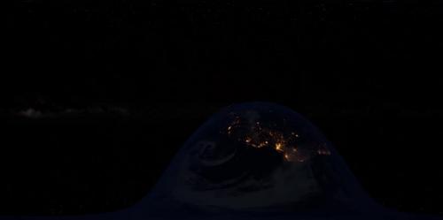 Videohive - VR 360 Earth and Sun From Space - 35633462 - 35633462