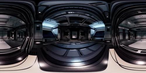 Videohive - Vr360 View of Spaceship Interior - 35633480 - 35633480