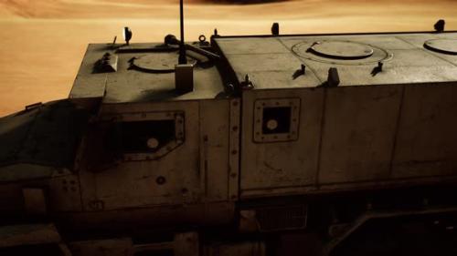 Videohive - Armoured Military Truck in Desert - 35635338 - 35635338