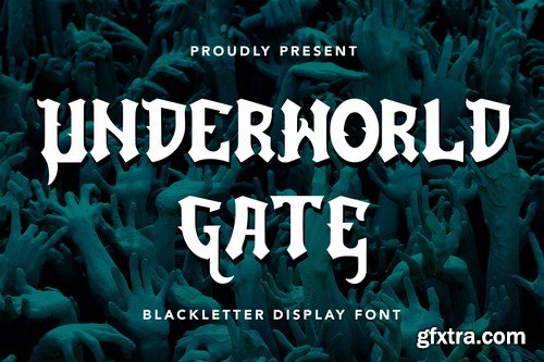 UnderworldGate - Blackletter Display Font