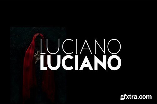 Luciano Display Typeface Font