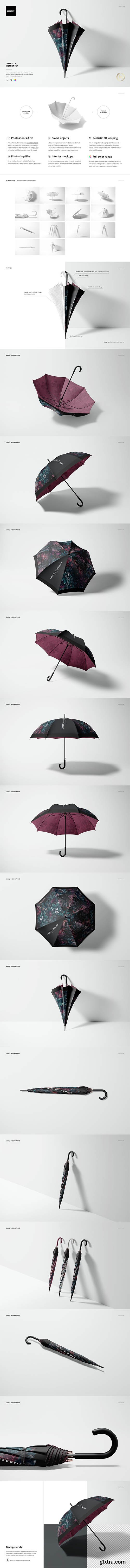 CreativeMarket - Umbrella Mockup Set 6817546