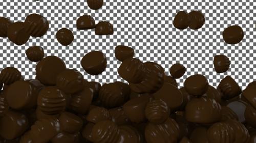 Videohive - Chocolate Drops Transition - Ver 9 (Dark Chocolate) - 35610632 - 35610632