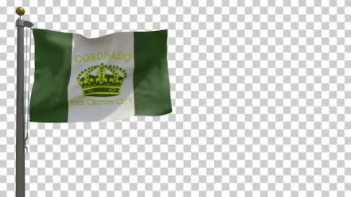 Videohive - Coronado City Flag (California, USA) on Flagpole with Alpha Channel - 4K - 35621595 - 35621595