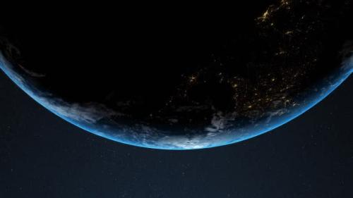 Videohive - Animation of Earth in space 4k - 35623564 - 35623564