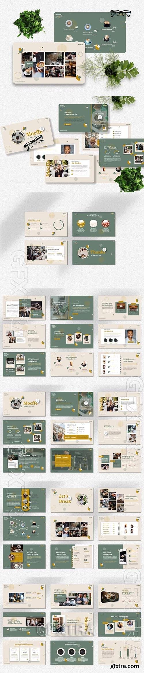Mocffe - Coffee Shop Powerpoint, Keynote and Google Slides Templates 
