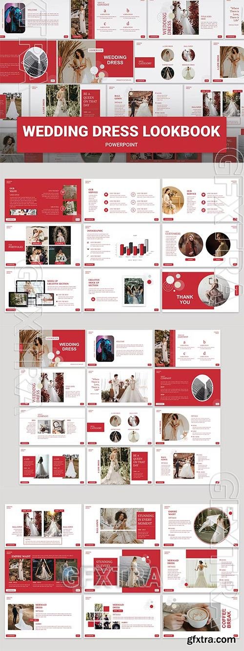 Wedding Dress Lookbook - PowerPoint and Keynote Template 