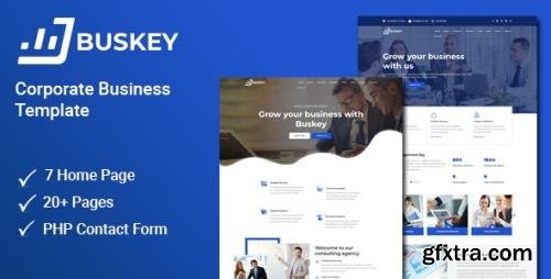 ThemeForest - Buskey v1.1 - Business Consulting and Corporate Template - 22406416