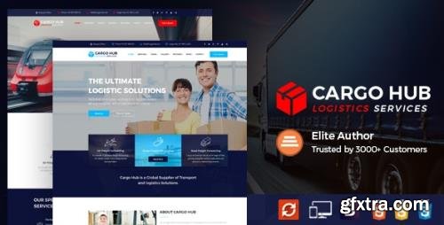 ThemeForest - Cargo HUB v1.0 - Logistics HTML Template (Update: 5 December 19) - 21091219