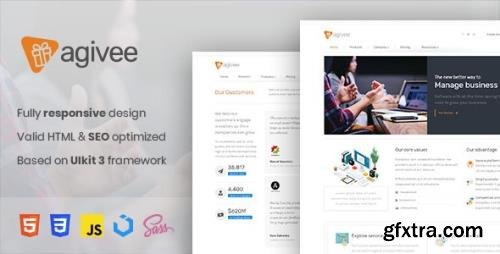 ThemeForest - Agivee v2.0 - Corporate Business HTML Template - 78244