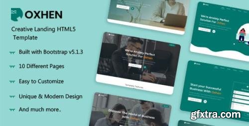 ThemeForest - Oxhen v1.0.0 - Creative HTML5 Landing Template - 35162779