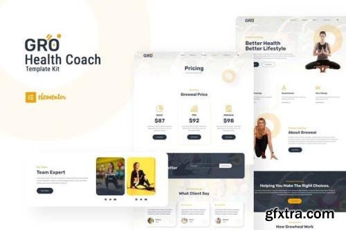 ThemeForest - Groweal v1.0.0 - Health Coaching Elementor Template Kit - 35691118