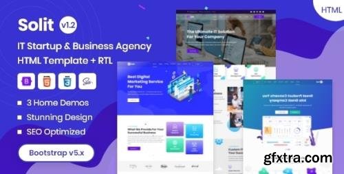 ThemeForest - Solit v1.2 - IT Startup Business Agency Template - 28749750