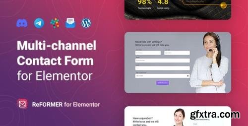 CodeCanyon - ReFormer v1.0.0 - Multichannel Contact Form for Elementor - 35376098