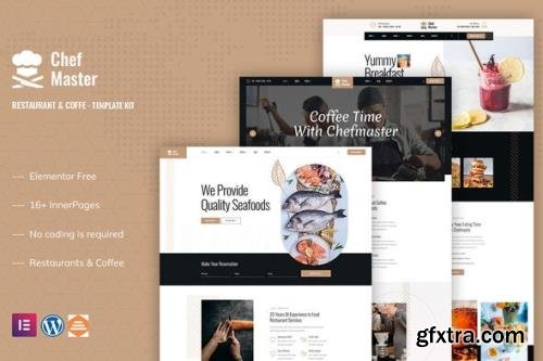 ThemeForest - Chefmaster v1.0.0 - Restaurant & Cafe Elementor Template Kit - 35528666