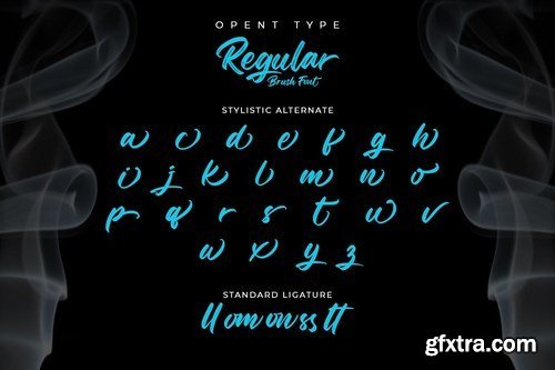 Regular Brush-Elegant Brush Font