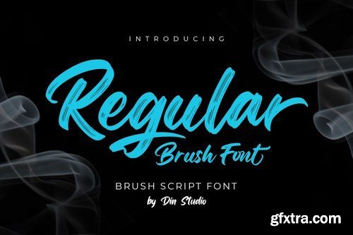 Regular Brush-Elegant Brush Font