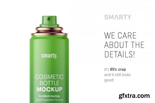 Matte cosmetic bottle mockup 150ml 4853738