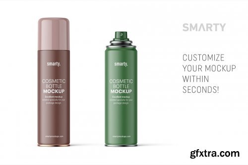 Matte cosmetic bottle mockup 150ml 4853738