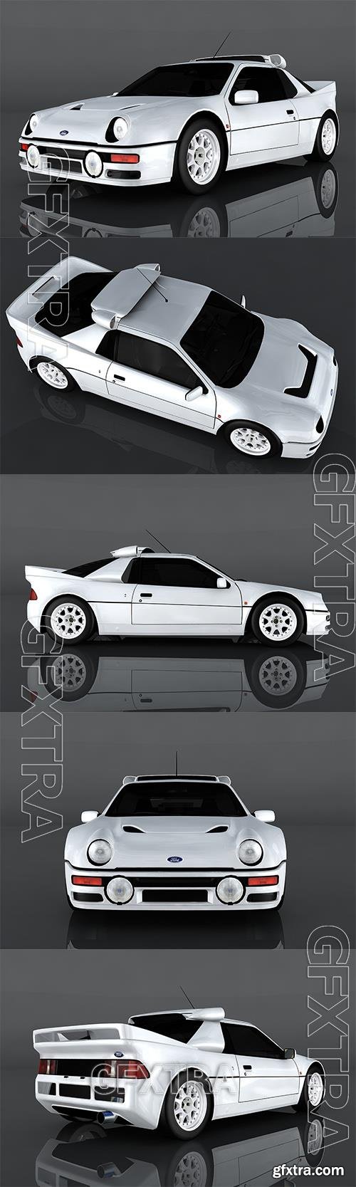 Ford RS200 3D Model o92961