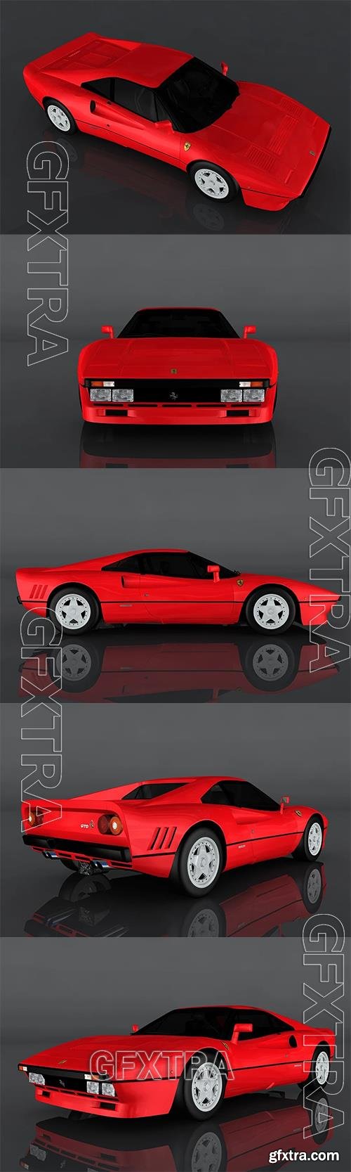 1984 Ferrari GTO 3D Model o92725