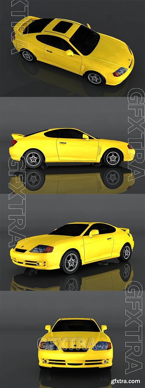 2003 Hyundai Tuscani 3d model Model o175660