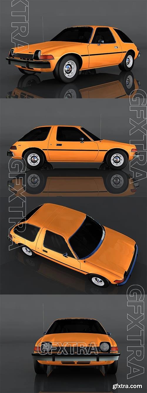 1977 AMC Pacer 3D Model o93257