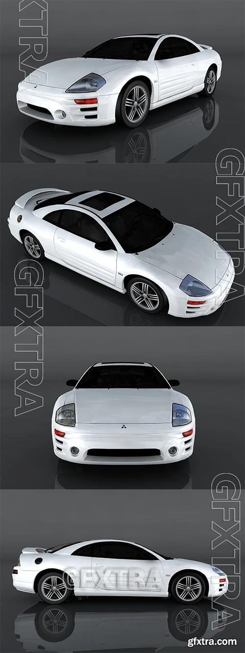 2003 Mitsubishi Eclipse GT 3d model Model o175662