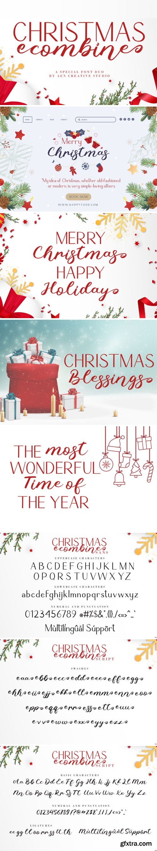 Christmas Combine Font