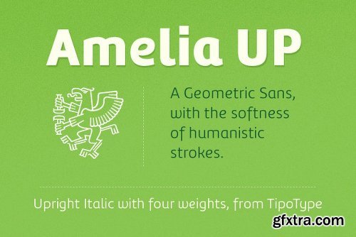 Amelia UP! Font Family - 4 Fonts