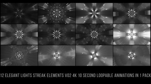 Videohive - Elegant Light Streaks Gray V02 - 35603519 - 35603519