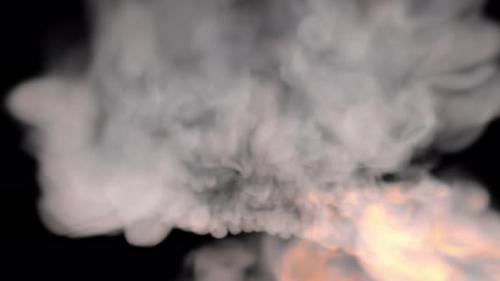 Videohive - Fire Smoke 4K - 35607891 - 35607891