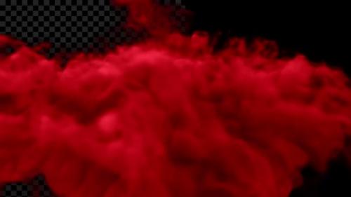 Videohive - Huge Red Color Smoke - 35607994 - 35607994