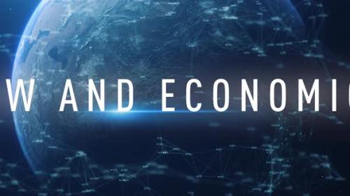 Videohive - Digital Cyber Earth Law And Economics - 35561540 - 35561540