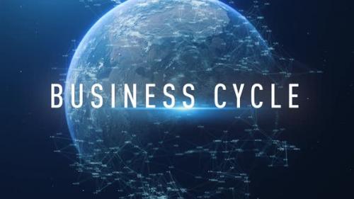 Videohive - Digital Cyber Earth Business Cycle - 35561609 - 35561609