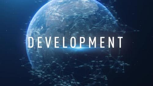 Videohive - Digital Cyber Earth Development - 35561611 - 35561611